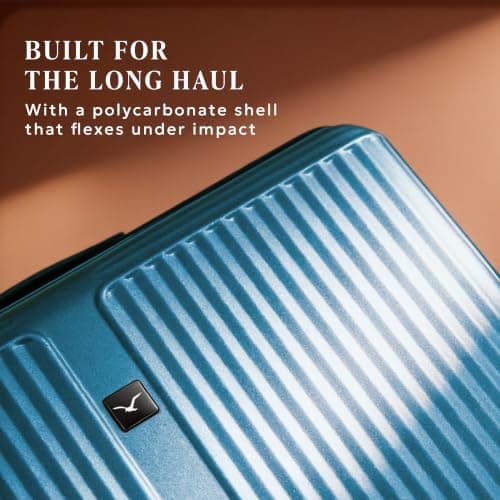 LUGG AirGlide 24 Inch Lightweight Travel Suitcase - Hard Shell Polycarbonate Protection, TSA Approved Lock, Scratch & Water Resistant, Smooth 360° Spinner Wheels & Detachable Interior (66x45.5x27cm) — view 3