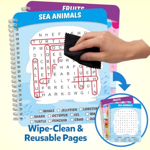 Coogam 4Pcs Activity Travel Maze Book Game for Kids Ages 3-8 — view 5