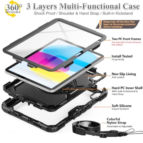 SEYMAC stock Case for iPad (A16) 11th/10th Generation 11''/10.9'' 2025/2022 — view 6