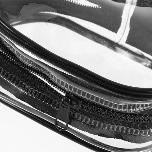 LABRIMP Black Pvc Travel Pouch with Lobster Clasp for Earphones — view 3