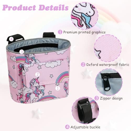 Flintronic Kids Bike Basket, Waterproof Bicycle Handlebar Bag, Detachable Bicycle Basket for Balance Bike — view 3