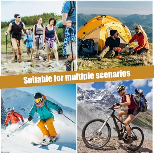 Bseash 30L Lightweight Hiking Backpack, Outdoor Sport Waterproof Travel Bag Daypack for Cycling Climbing Skiing (Yellow) — view 6