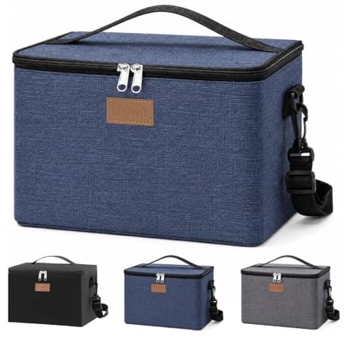 Lifewit 9L Insulated Lunch Bag for Men, Waterproof Cool Bag (Dark Blue)