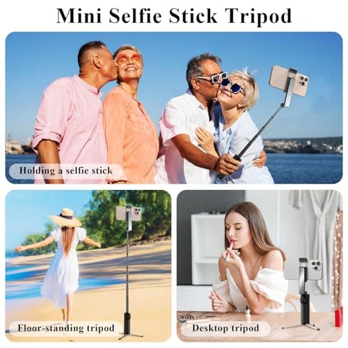 Jemey Ultra-Mini Selfie Stick Tripod with Bluetooth Remote Control — view 2