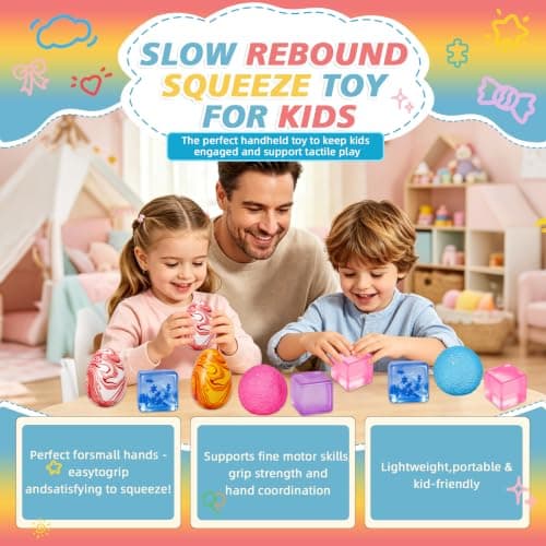 8 Pack Squishy Fidget Toys for Kids — view 6