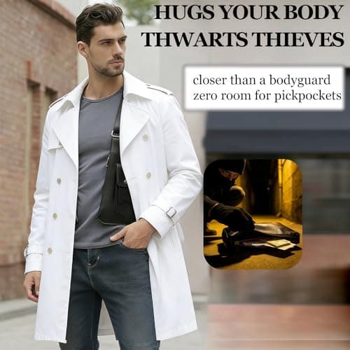 Curlady Double Shoulder Armpit Bag, Hidden Anti-Theft Underarm Strap Wallet — view 6