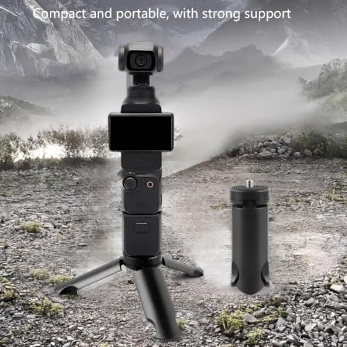 Multifunctional Portable Tripod Grip 1 / 4Inch Screw Port for Pocket 3 2 Supports Cameras Phones and Projectors Portable Handheld Stand for Vlog — view 4