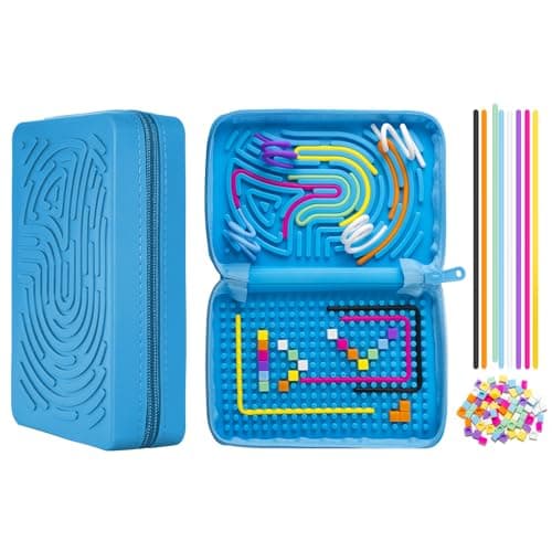 Sensory Activity Board, Silicone Fidget Toys with storage for ADHD & Autism