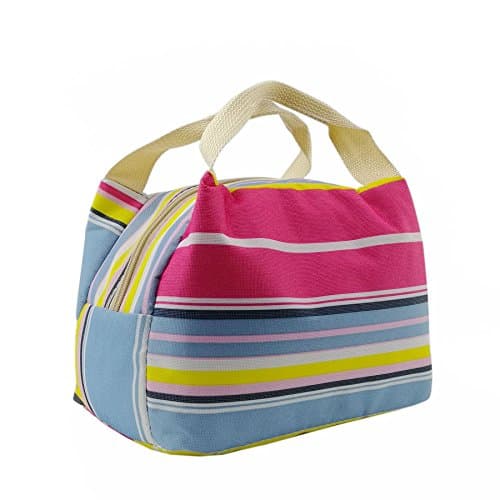 Vinsani Insulated Thermal Lunch Bag Portable Reusable Cooler Bag Unisex