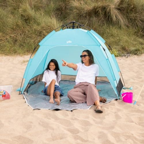 Yello Beach Dome Shelter, Easy Set Up, 1-3 Person Pop Up Beach Shelter Tent — view 2