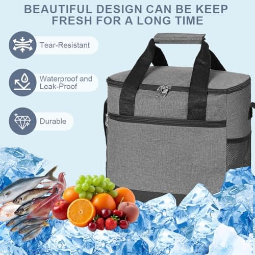Ainiv 15L Insulated Lunch Bag, Waterproof & Leak Resistant — view 5