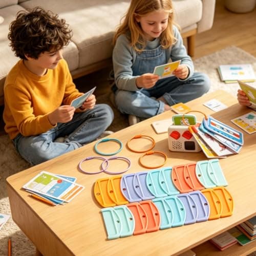 Card Rings with Colored Tabs Set of 20 Reusable Anti-Loss Organizer — view 3