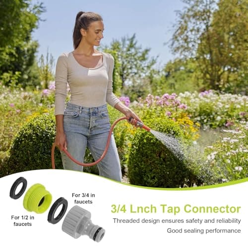 HURODZ Hose Tap Connector, 12 Pack 2in1 Universal Tap Connector — view 4