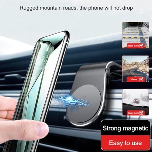 ANRACHEL Phone Metal Plates for Magnetic Car Mount, 20 Pack (Silver) — view 2