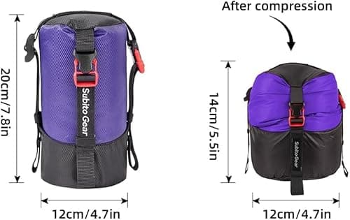 Ultra-light Compression Stuff Sack, 70D Sleeping Bag Stuff Sack — view 3