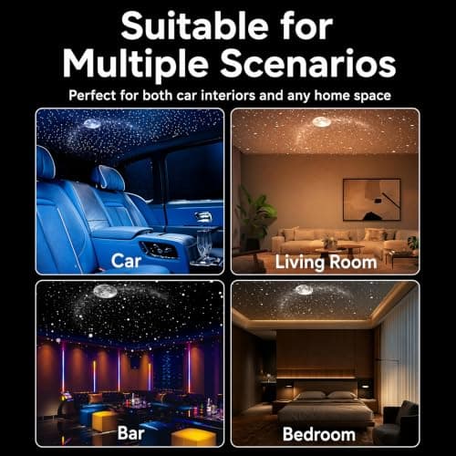 2-in-1 Galaxy Star Projector USB LED Night Light for Kids Adults — view 6