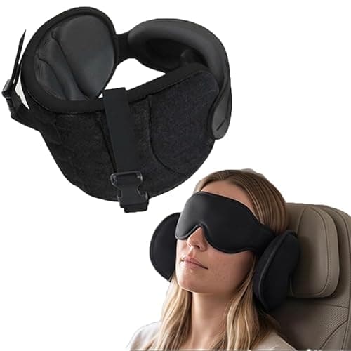 avernio travel pillow Memory Foam Neck Support Cushion with Sleep Eye Mask