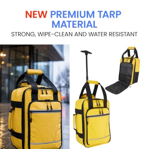 Bordlite Ryanair 40x20x25cm Cabin Backpack on Wheels – Lightweight 2 in 1 Trolley Bag & Rucksack (20L) – Fits Ryanair Free Hand Luggage Allowance — view 6