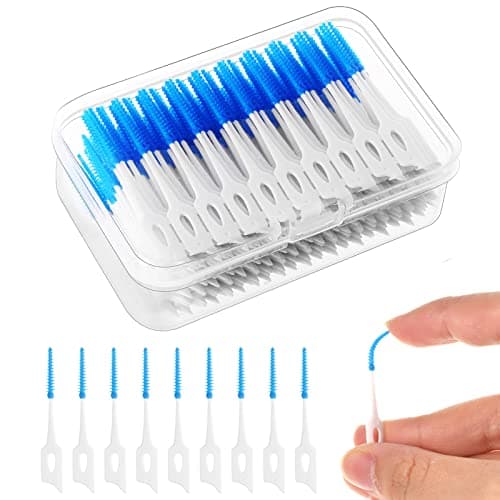 RAYITO 100 Pieces Dual-Use Interdental Brushes