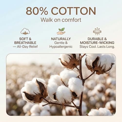 2Pair Cotton Compression Socks 15-20 mmhg, Cute Flight Stockings for Women, Travel Essentials for Flying, Nurses, Maternity and Running — view 2