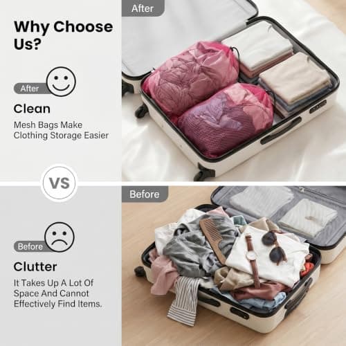 6 Pack Multicolor Mesh Drawstring Bag, 13.38x15.75 Inch Breathable Nylon Mesh Bag with Drawstring Lock Closure, Multipurpose Storage for Gym, Laundry, Beach, Toys and Travel — view 5