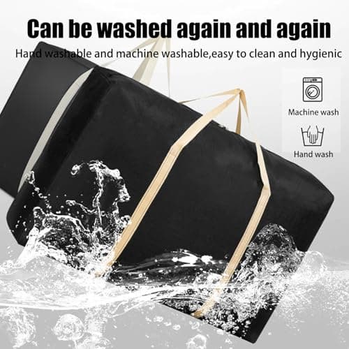 2 Pcs 89L Large Moving BagsHeavy Duty Packing Bags for Moving House Totes — view 4