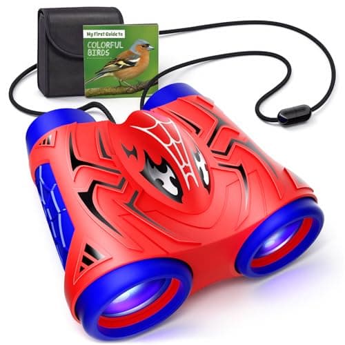 Toys for 3-12 Year Old Boys, Binoculars Kids with Compass & Bird Watching Manual, Outdoor Garden Toys Boy Toy Kids Toy Age 3 4 5 6 7 9, Boy Gifts Toddler Birthday Present Easter Gifts for Kid