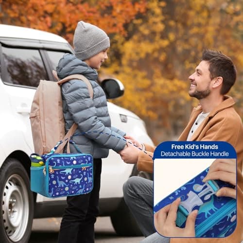 Bagseri Kids Lunch Bag for Boys- Insulated Kids Lunch Box for School — view 6