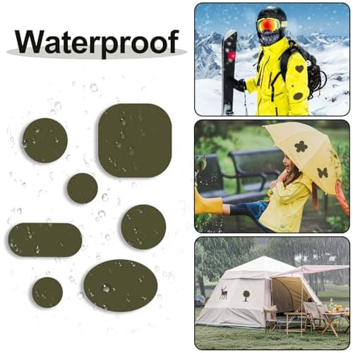 Skystuff 45pcs Nylon Repair Patches, Waterproof Self-Adhesive for Tent — view 4