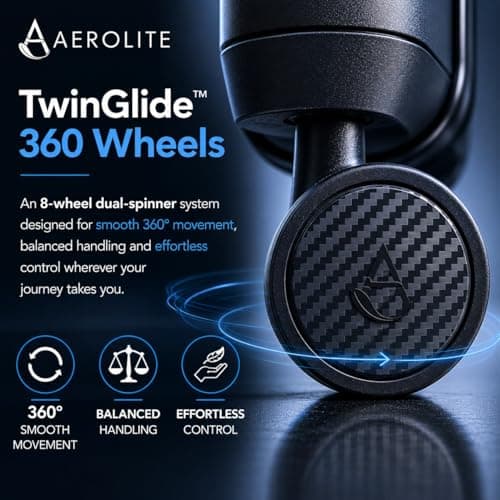 Aerolite Premium Extra Large 32in 144L FlexShell Hard Shell Suitcase — view 4
