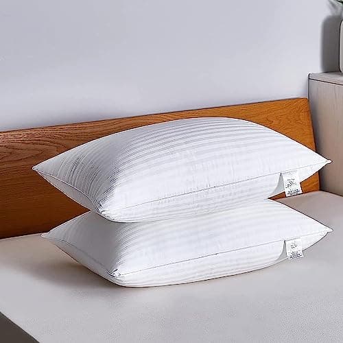Adam Home Pillows 4 Pack Hotel Quality Side Sleeper Bounce Back Bed Pillow Hypoallergenic & Anti Dust Mite Resistant Premium Filled Hotel Pillows Pack of 4 — view 2