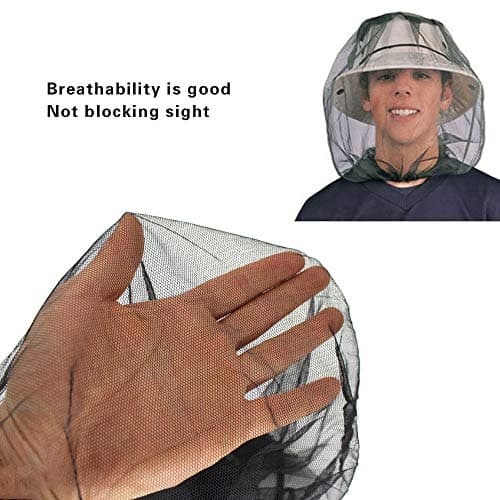 5 Pack Mosquito Head Net Mesh Hat Face Netting — view 3