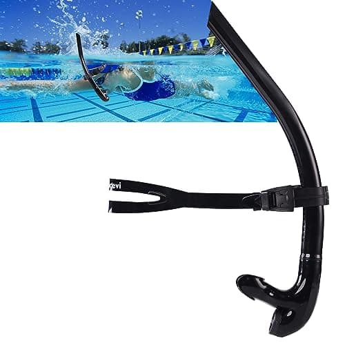 Focevi Swim Snorkel for Lap Swimming,Adult/Youth Training Swimming Snorkel