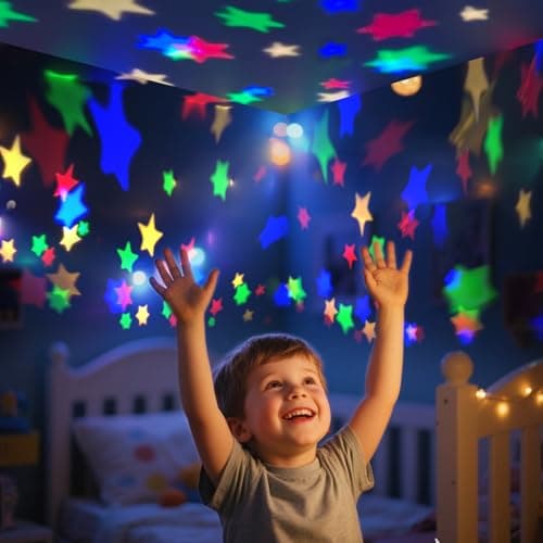 Baby Night Light Projector, Dinosaur Night Light for Kids with 3 Projection Theme 360°Rotate Baby Night Lamp with Remote Timer, Party Decor Dinosaur Toys for Boys Birthday Gifts Xmas Stocking Fillers — view 4