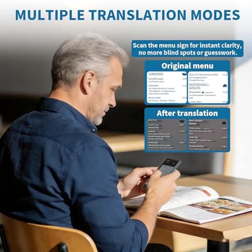PEDNRJFT Language Translator Device,2026 Upgraded No WiFi Needed — view 5