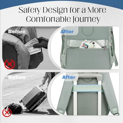 Xkdoai for Ryanair Cabin Bags 40x30x20 24L Underseat Backpack Hand Luggage — view 4