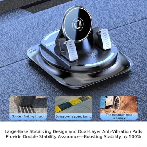 Windscreen Phone Holder 360 Swivel for one-touch Release Windscreen — view 3