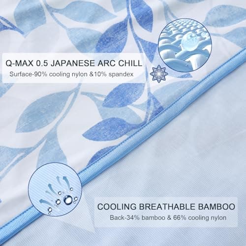 Cooling Blanket for Night Sweats, Summer Blanket Hot Sleeper King Size — view 4