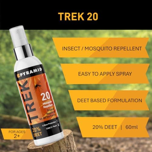 Pyramid Trek 20 Mosquito & Insect Repellent 20% DEET 4 Hrs Protection 100ml — view 3