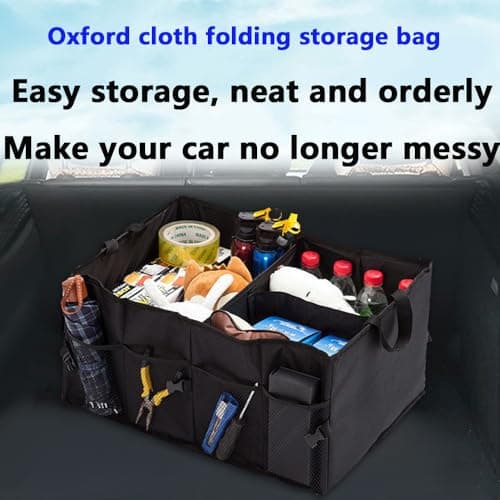 Car Boot Organiser for Lexus ES 250/ES 300 / ES 330/ES 350/ES 300h/ES 350h, with Handle & Partition Collapsible Boot Organise Travel, Groceries & Everyday Use — view 6