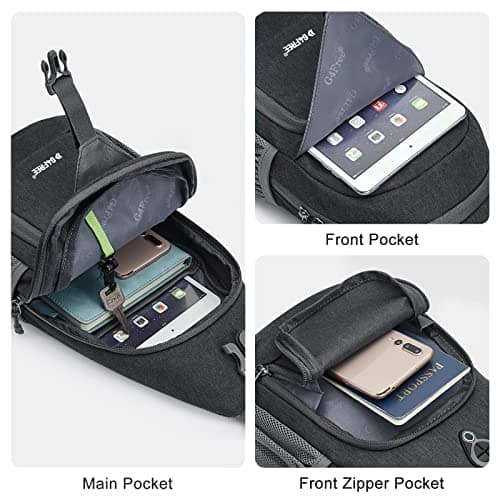G4Free RFID Sling Bag Crossbody Backpack Chest Shoulder Bag Casual Gym Daypack Men Women Outdoor Cycling Travel Hiking — view 3