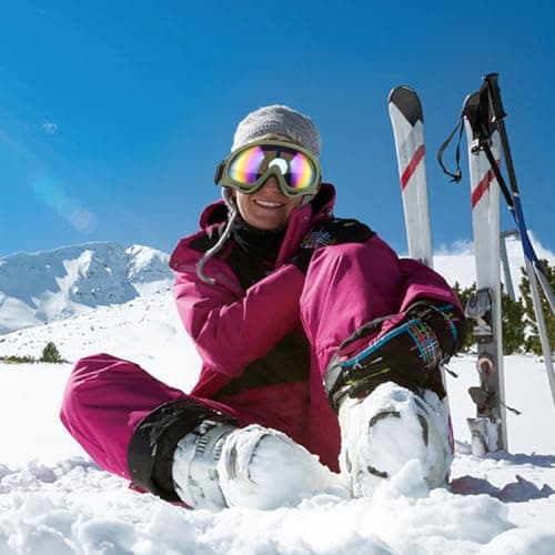 Ski Goggles Snowboard Goggles for Men Women Kids UV Protection Goggles — view 6