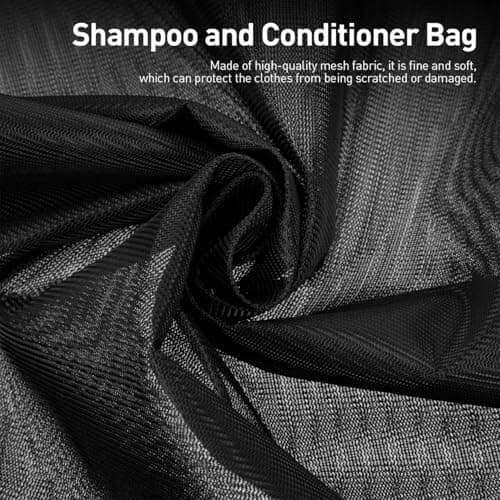 WOONEKY Mesh Laundry Bags Set Zipper Laundry Bags for Washing Machine Reusable Garment Bags for Delicates Underwear Socks and Small Items Large Medium Small and Extra sizes — view 5