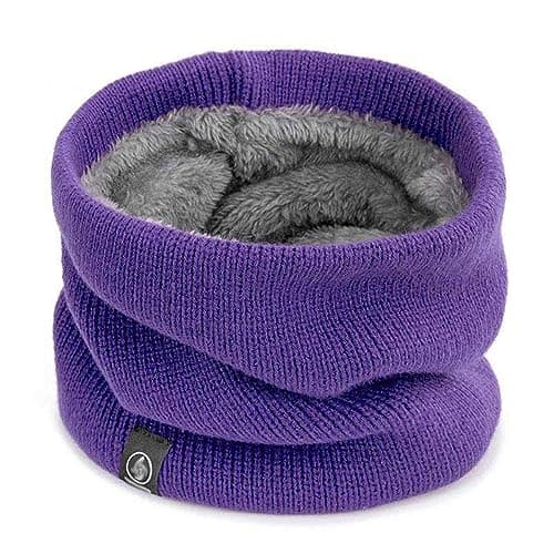 Neck Warmer Winter Neck Tube Neck Warmer Neck Warmer Loop Scarf Tube Scarf Thermal Scarf for Men and Women for Ski Winter Travel Cycling Motorcycles Outdoor Sports, Purple