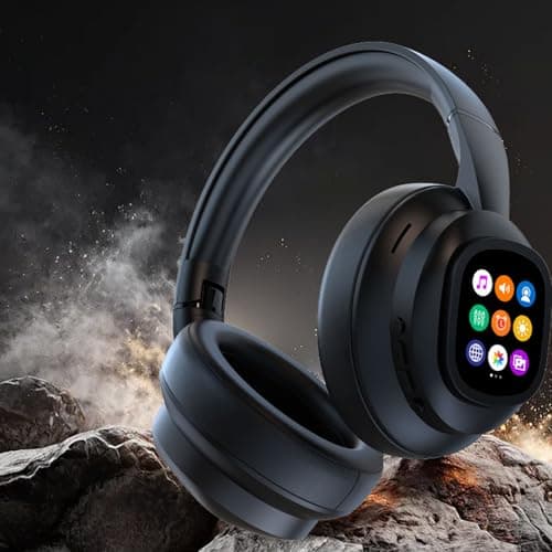 Vvikizy AI Smart Headphones with Detachable Screen Noise Cancelling and Translation Function for Travel and Daily Use Comfortable Design — view 4