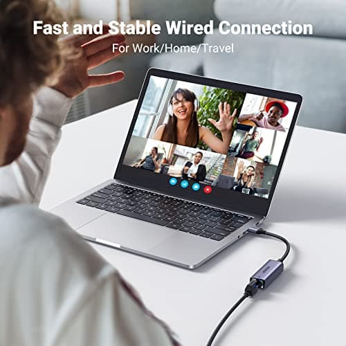 UGREEN USB to Ethernet Adapter, Plug and Play 1Gbps Aluminium Adapter — view 3