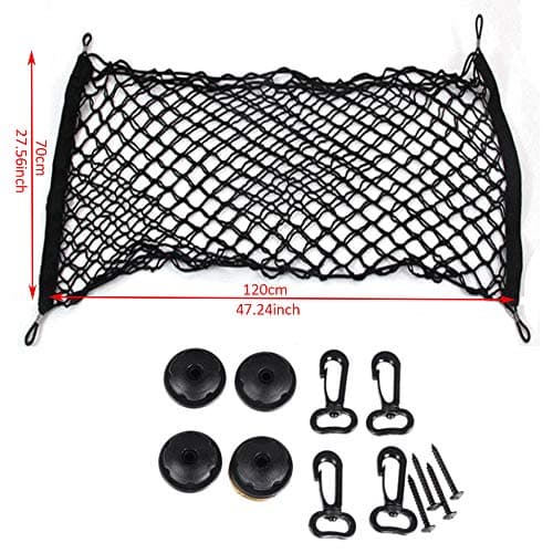 Cargo Net,Organizer Net Heavy Duty,70 x 120 cm Nylon Mesh,Elastic String — view 2