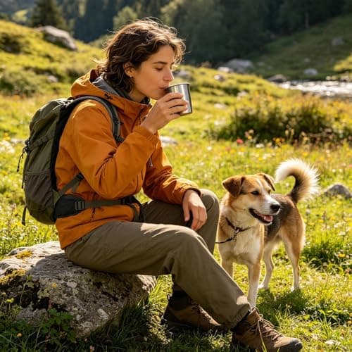 Stainless Steel Tumbler – 350 ml Stainless Steel Airtight Container | Reusable Travel Tumbler | Metal for Children Adults, Home Restaurant, Camping Trekking Picnic, Indoor Es — view 3