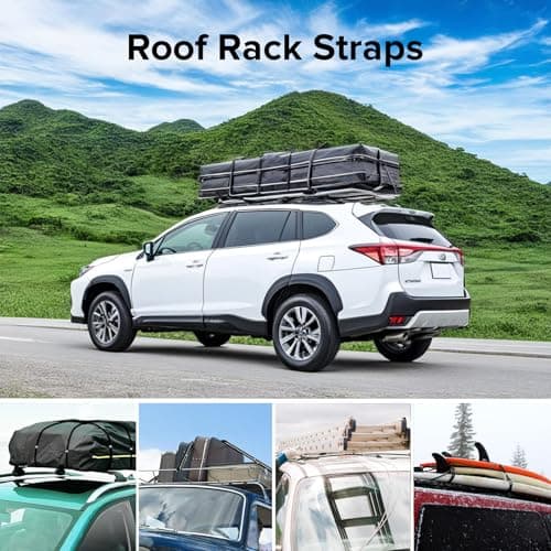 5PCS Tie Down Straps,1.5M 25MM Adjustable Straps Tensioning Belts & 5 Clip — view 4