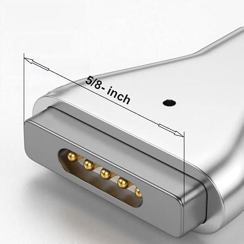BEYEE USB C to Magnetic Adapter, Type-C to Magnetic 2 T-Head PD 100W Power Fast Charging Converter Compatible with 2013-2015 MacBook Air Pro — view 2